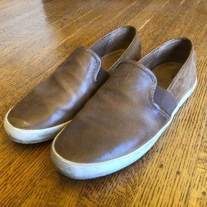 Frye Slip-On Leather Flat - Womens Size 9